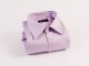 Cămaşă bărbaţi Croi tip Slim Fit cu Guler italian cu un nasture Satin Liliac