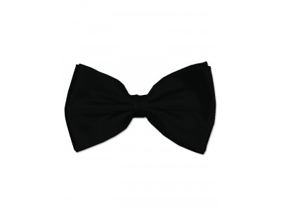 Papion negru de mătase